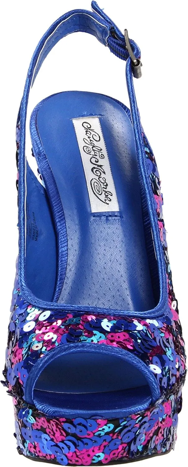 Naughty Monkey Women's Confetti Platform Pump