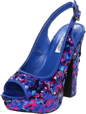 Naughty Monkey Women's Confetti Platform Pump