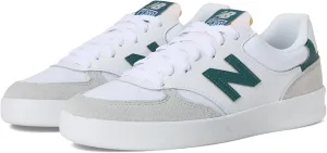 New Balance Men's 300 V3 Court Sneaker, White/Brighton Grey/New Spruce, 6 Wide