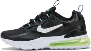 Nike Air Max 270 React GS Running Trainers CZ4212 Sneakers Shoes (UK 3.5 us 4Y EU 36, Black White Laser Orange 001)