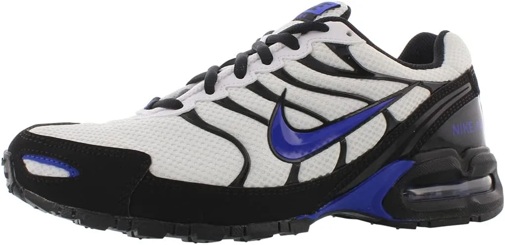 Nike Air Max Torch 4 Mens Running Trainers CW7026 Sneakers Shoes (UK 8 US 9 EU 42.5, White Hyper Blue Black 100)