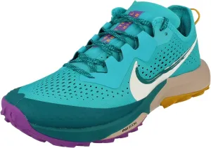 Nike Air Zoom Terra Kiger 7 Mens Running Trainers CW6062 Sneakers Shoes (UK 7.5 US 8.5 EU 42, Turquoise Blue White 400)
