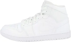 Nike Men's High-Top Sneakers Basketball Shoe, White White White, 10.5