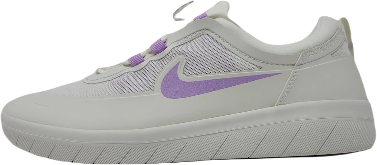 Nike Nyjah Free 2 Sneakers, Summit White/Lilac, 13 M US