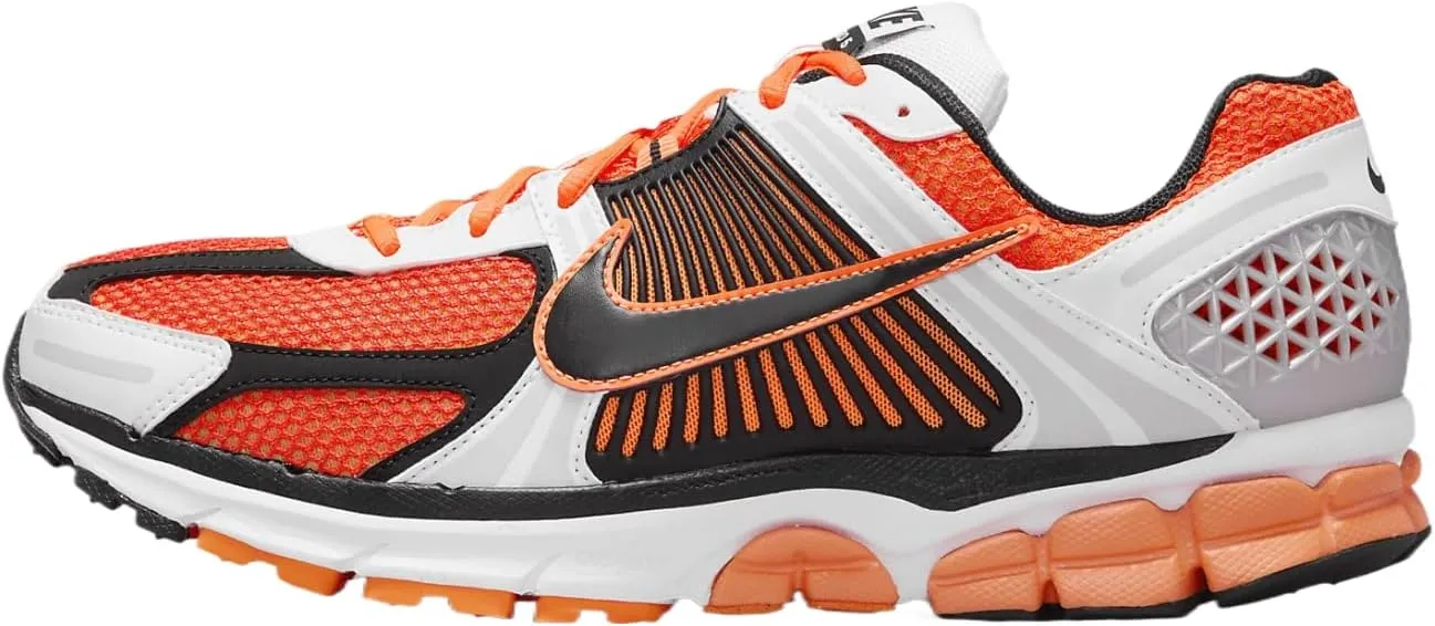 Nike Zoom Vomero 5 Mens (FB9149-800, Total Orange/White/Metallic Platinum/Black) Size 9.5
