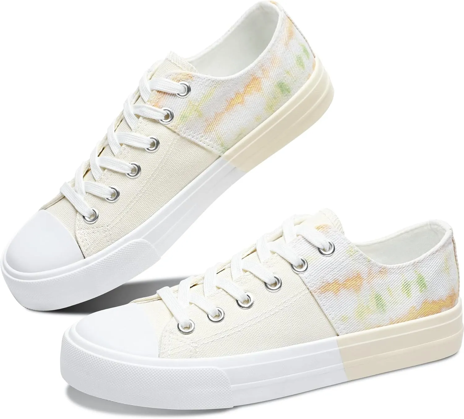 Obtaom Unisex Canvas Shoes Low Top Fashion Sneakers Slip on Walking Shoe