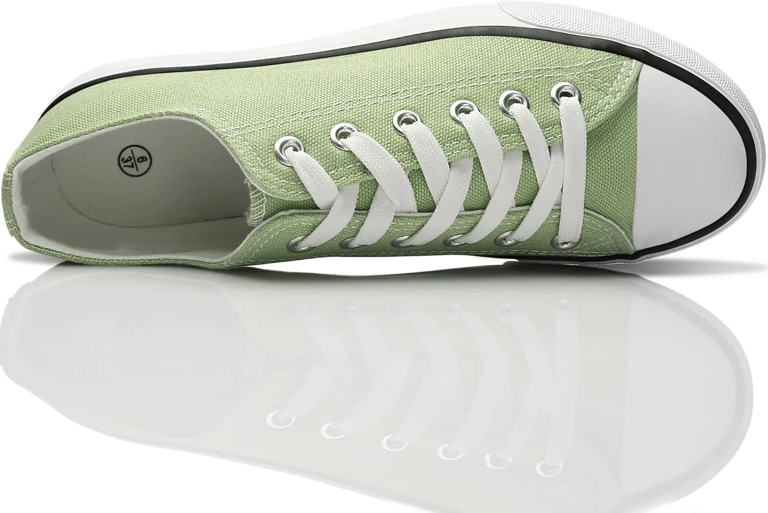 Obtaom Unisex Canvas Shoes Low Top Fashion Sneakers Slip on Walking Shoe
