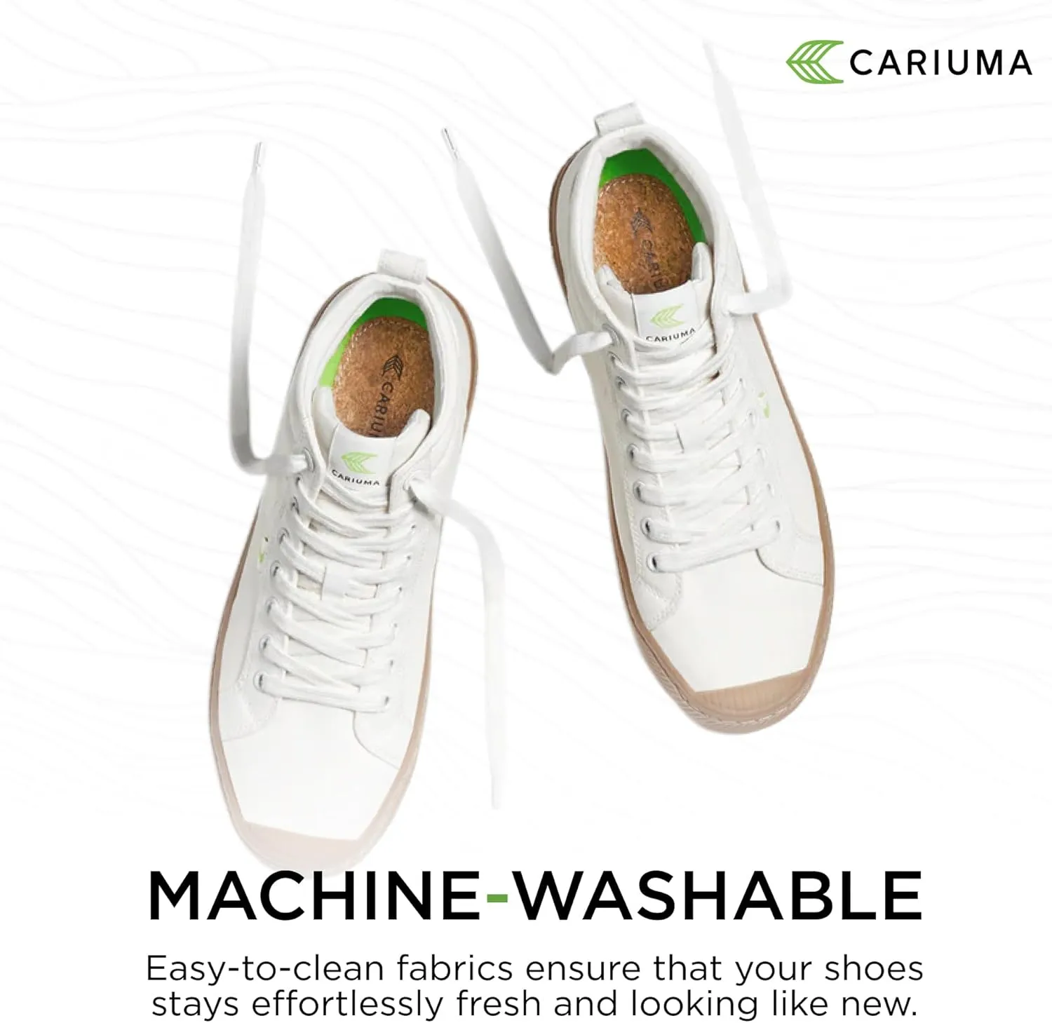 OCA High Gum Canvas Sneakers, Comfortable Shoes for Men, Lightweight & Sustainable, Versatile Casual Footwear with 100% Vegan Insoles, Rubber