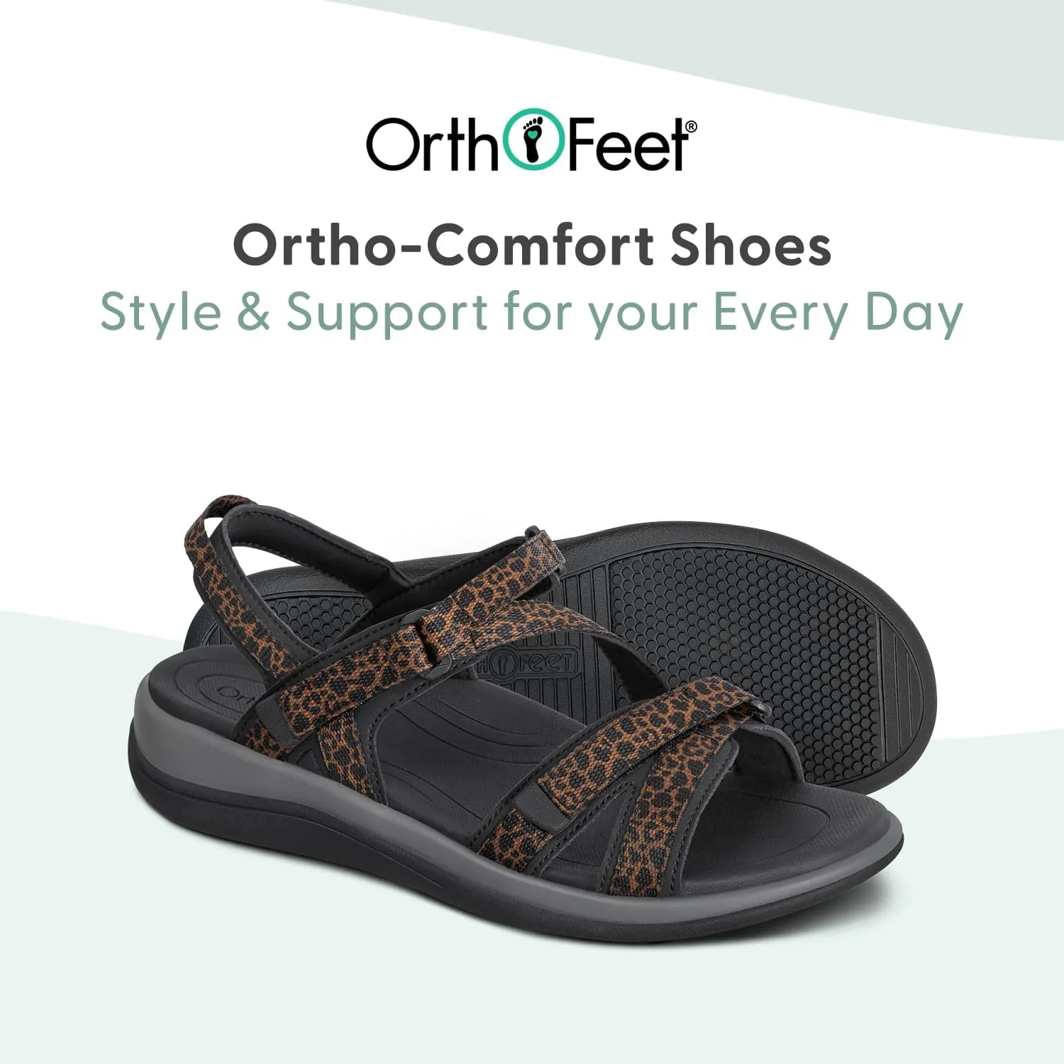 Orthofeet Women's Orthopedic Water-Friendly Lake Sandals