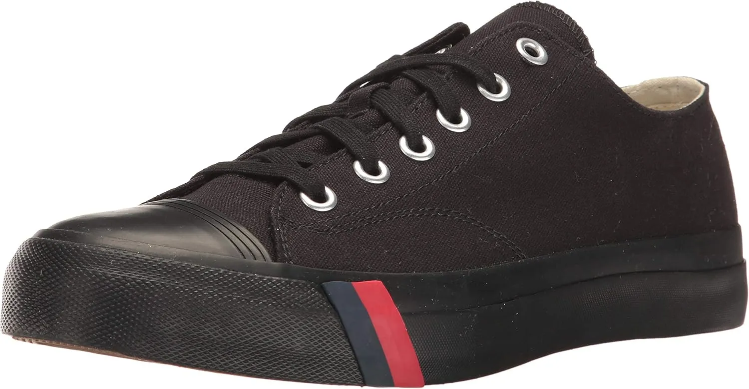 PRO-Keds mens Royal fashion sneakers, Black/Black, 5 US