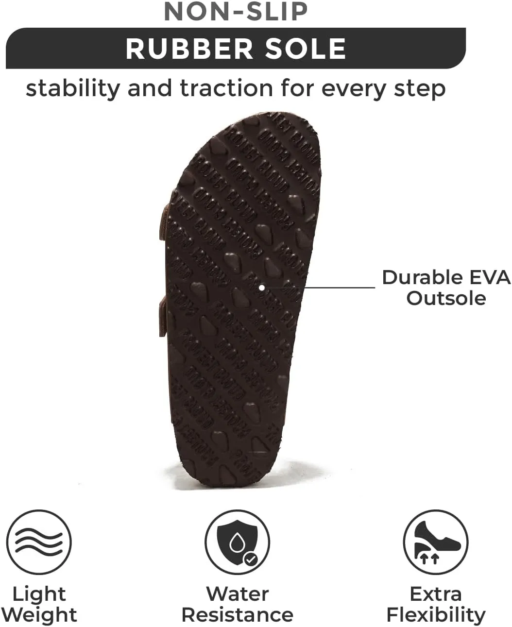 Project Cloud Genuine Leather Flat Sandals Women 2025 Beach Essentials Womens Sandals Memory Foam Vacation Essentials Slides for Women Footwear (Venita)