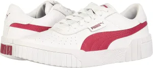 PUMA Cali Womens Sneakers in White/Persian Red, Size 9.5