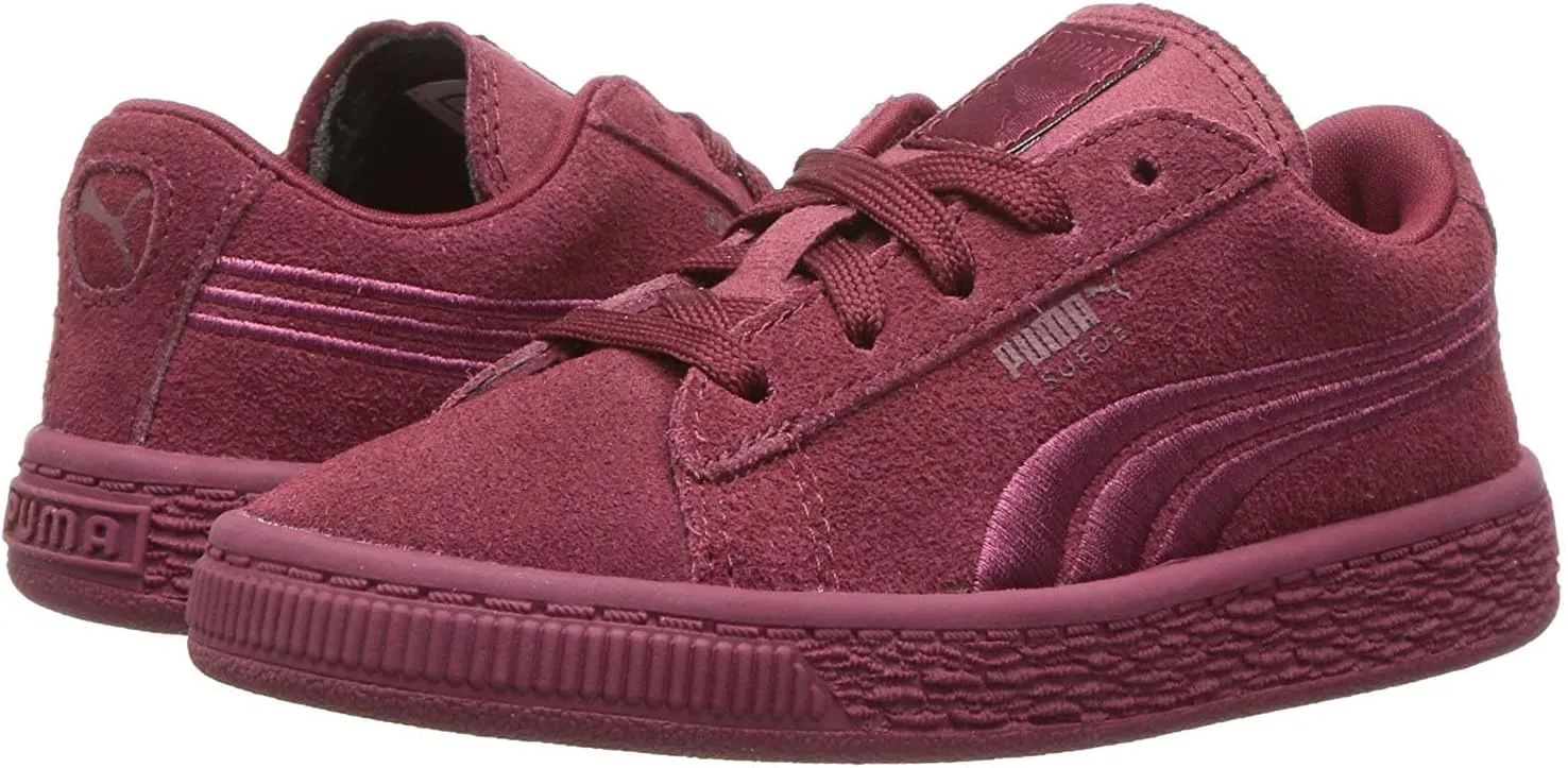 PUMA Girls' Suede Classic Badge PS Sneaker
