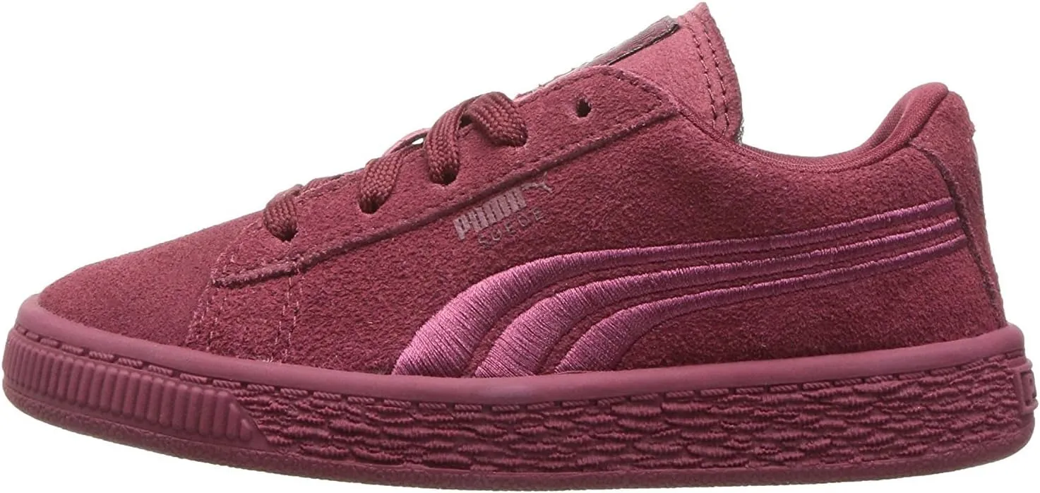 PUMA Girls' Suede Classic Badge PS Sneaker