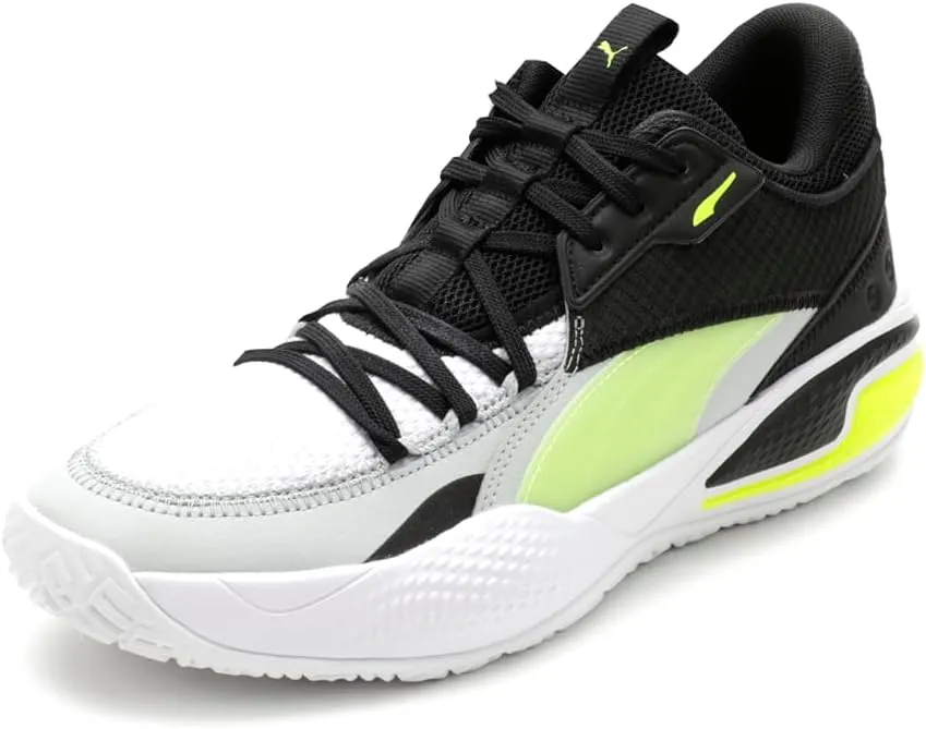 Puma Mens Court Rider I Basketball Sneakers Shoes - Black, White
