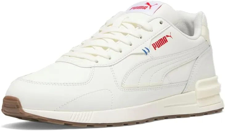Puma Mens Graviton Lace Up Sneakers Shoes Casual - Off White