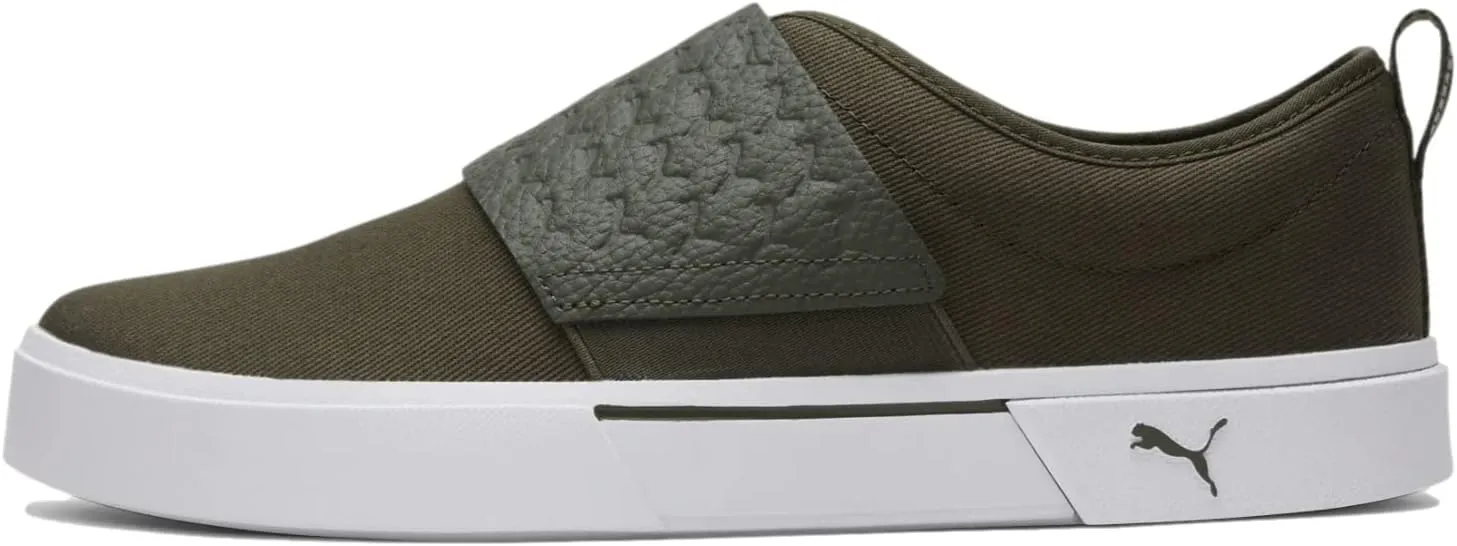 PUMA Men's Low-Top Sneakers, Logomania Forest Night White, 7