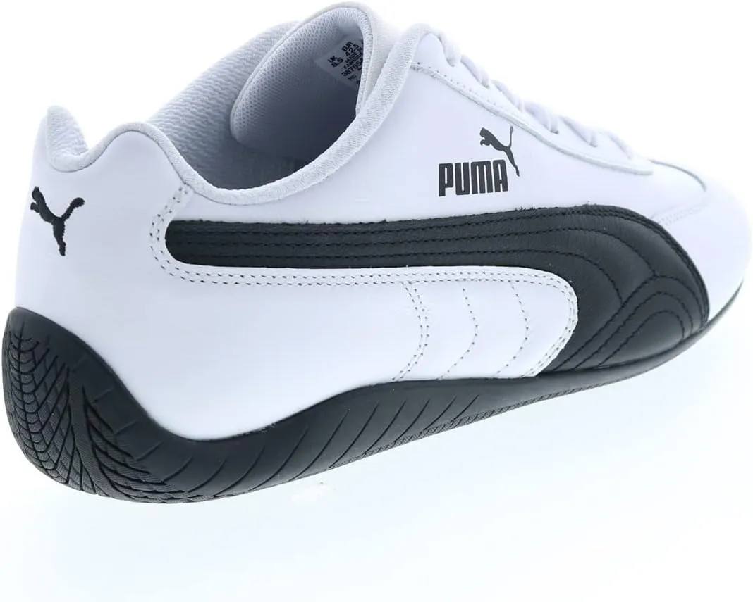 PUMA Mens Speedcat Shield Lace Up Sneakers Casual Shoes Casual - White