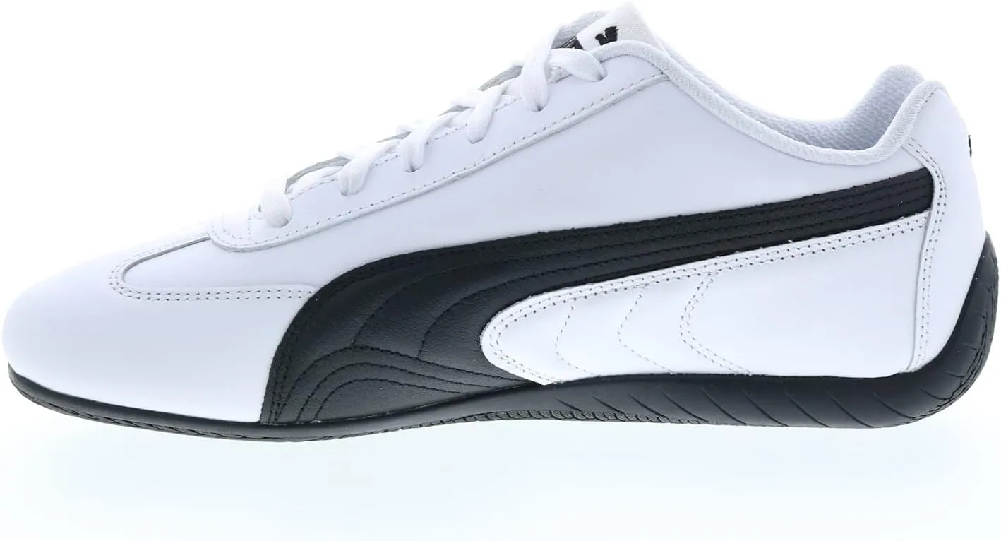 PUMA Mens Speedcat Shield Lace Up Sneakers Casual Shoes Casual - White