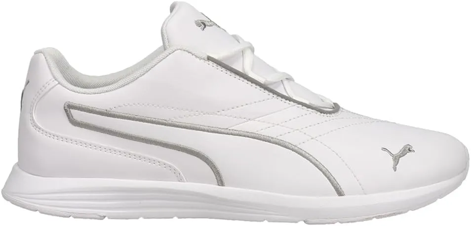 PUMA Womens Ella Lace Up Sneakers Shoes Casual - White