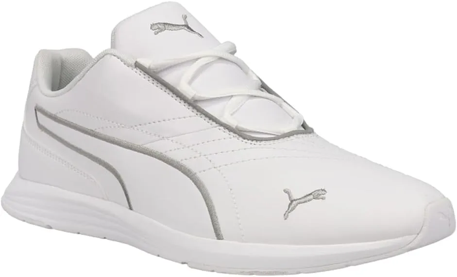 PUMA Womens Ella Lace Up Sneakers Shoes Casual - White