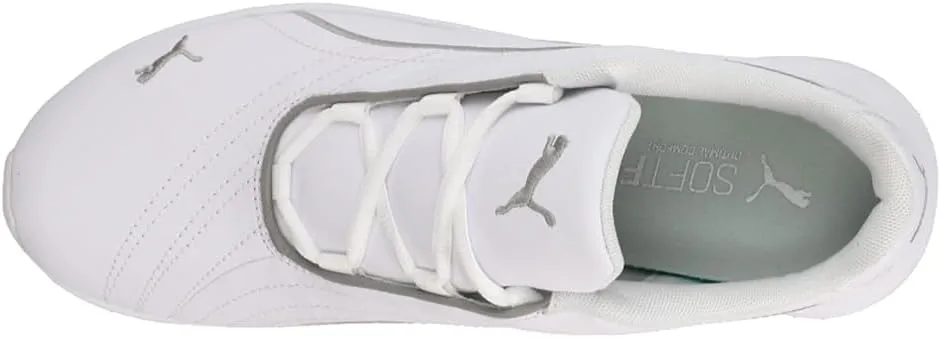 PUMA Womens Ella Lace Up Sneakers Shoes Casual - White