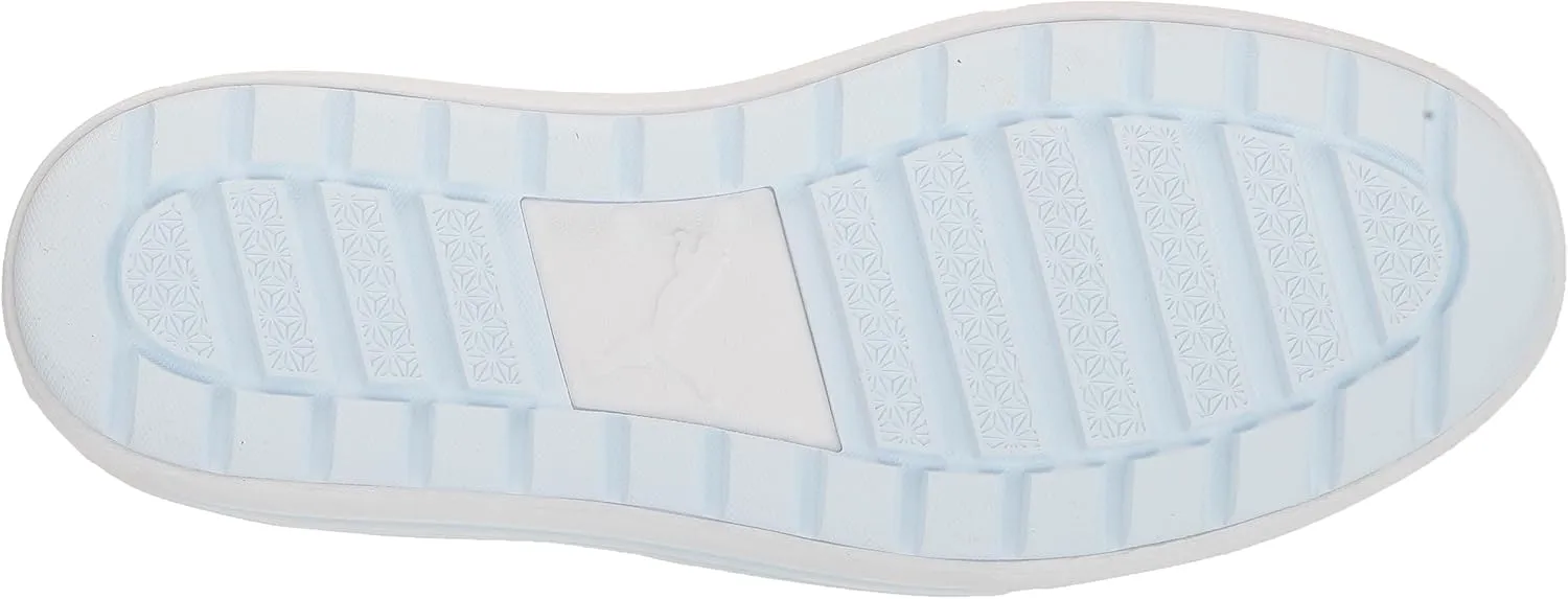 PUMA Women's Kaia 2.0 Mid Shoes, White-ICY Blue-Electric Blush, 11