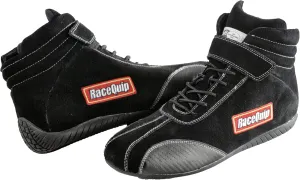 RaceQuip® 30500020RQP 305 Euro Carbon L Driving Shoes SFI 3.3/5 Black Size 2