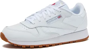 Reebok Classic Leather Girls & Boys Shoes, Toddler, Little Big Kid Sneakers, White/Gum, 13 US Unisex