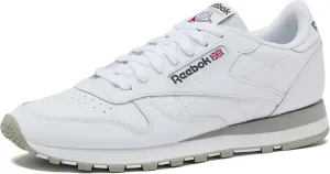 Reebok Classic Leather Sneakers for Men - Black or White Tennis Mens Shoes Size 6 to 18