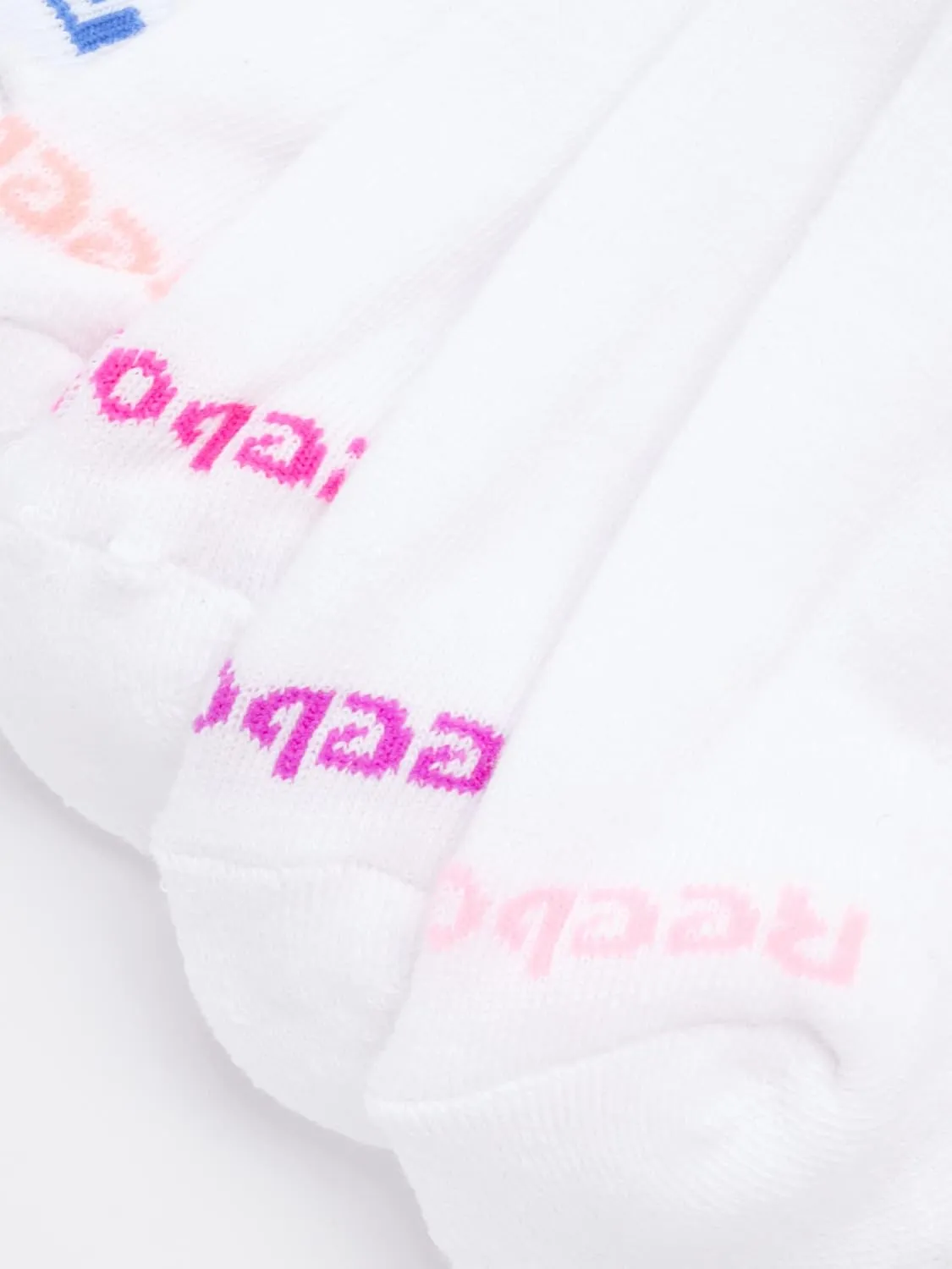 Reebok Girls' 12 Pack Performance Cushion Comfort No Show Socks - Breathable Active Socks for Girls (4-10) - Pink