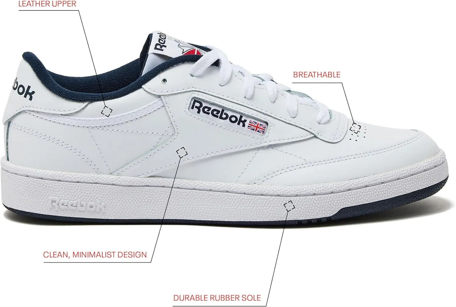 Reebok Men's Club C 85 Tennis Sneaker