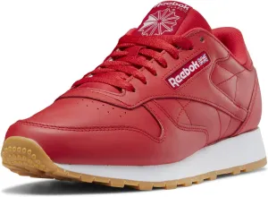 Reebok Unisex Classic Leather V1 Sneaker, Vector Red/FTWR White Rubber Gum-03, 15 US Men