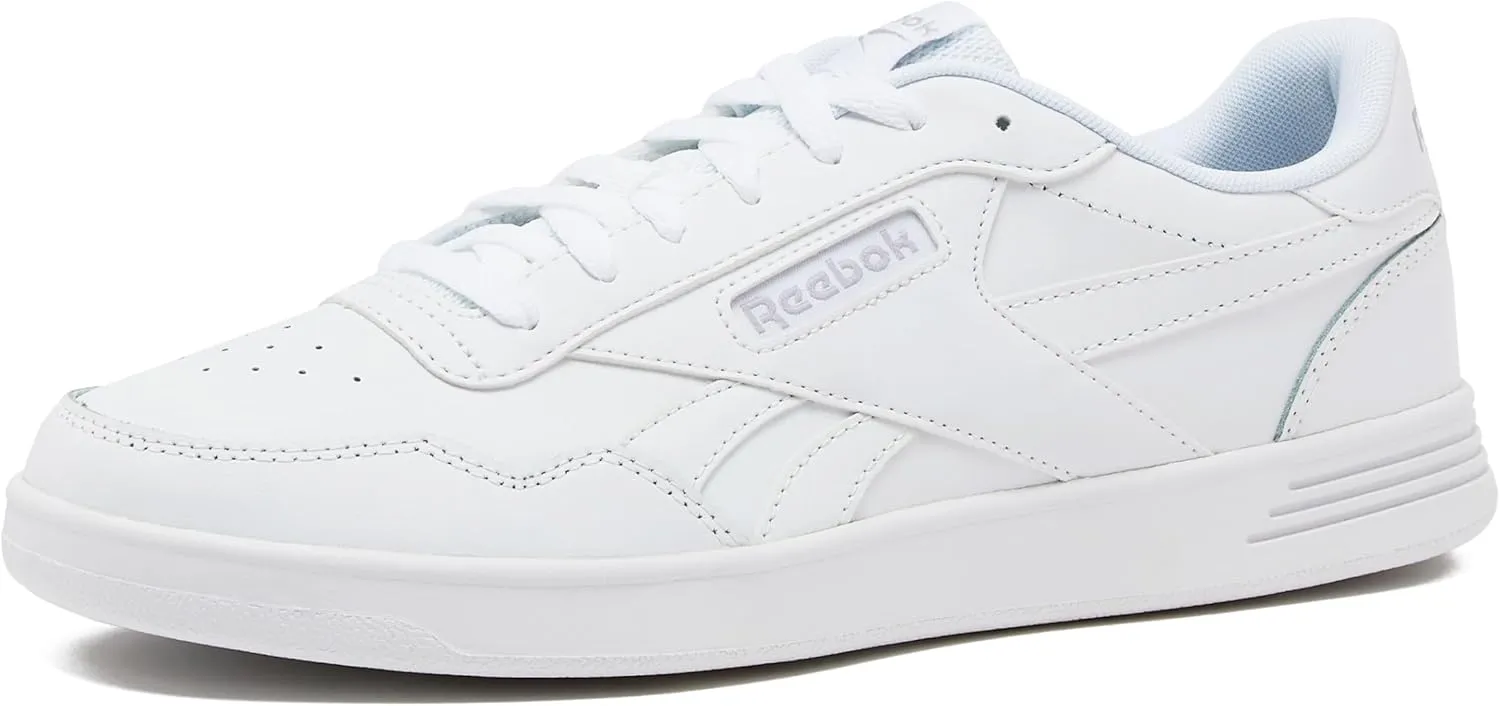 Reebok Unisex Court Advance Sneakers Casual Tennis Mens Shoes, Footwear White/Cold Grey2/Footwear White, 8 US