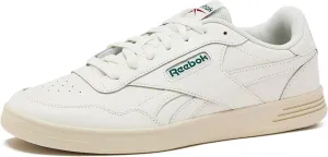Reebok Unisex Court Advance Sneakers, Chalk/Dark Green/Flash Red, 5.5 US Men