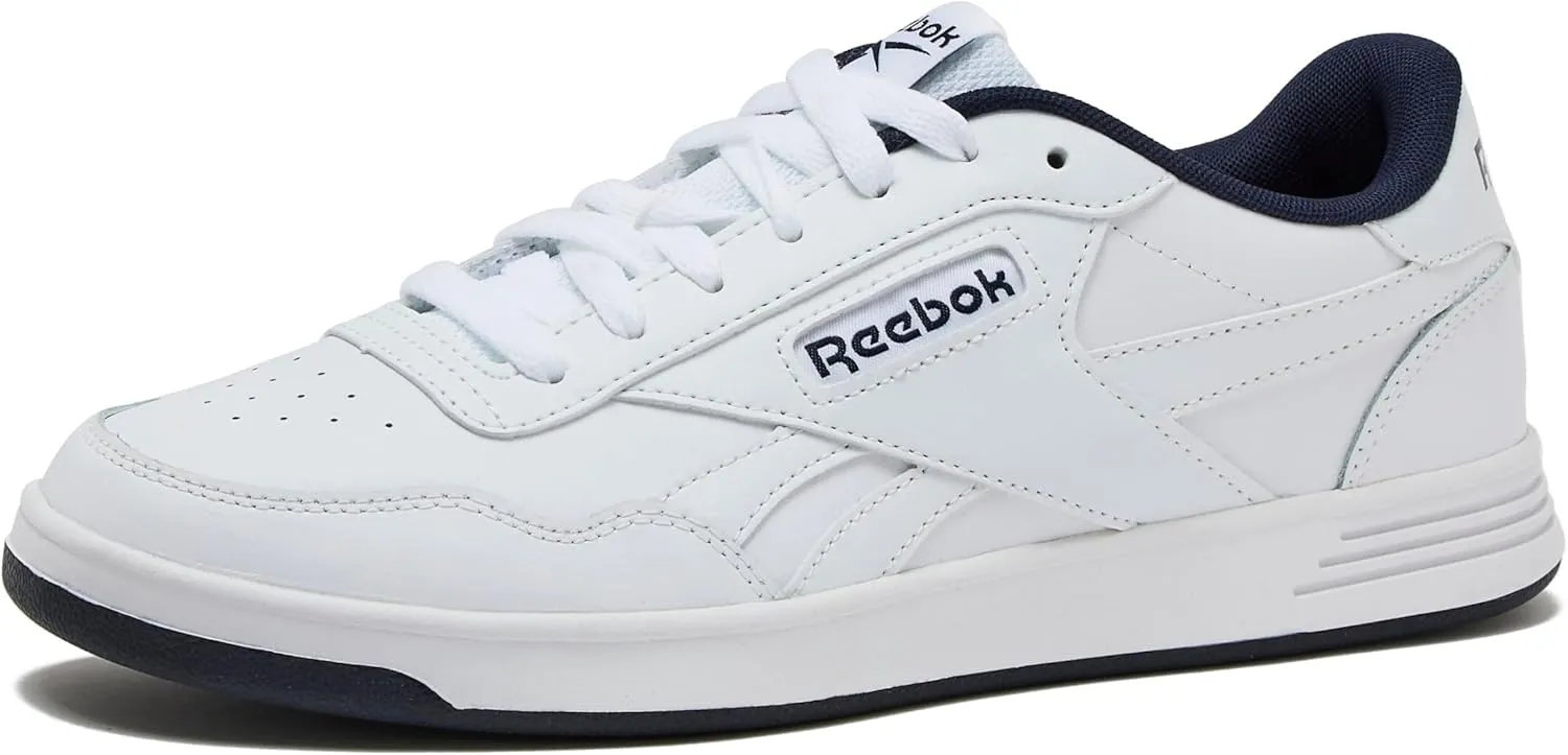 Reebok Unisex Court Advance Sneakers, Footwear White/Vector Navy/Footwear White, 7.5 US Men