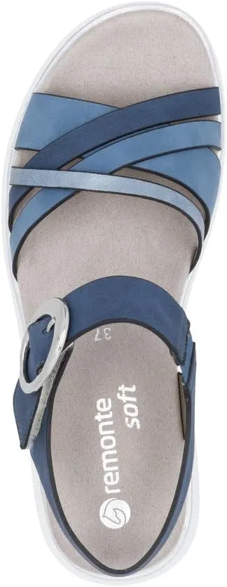Remonte Women's Strappy Sandals D2K55, Women's Sandals, Loose Insole