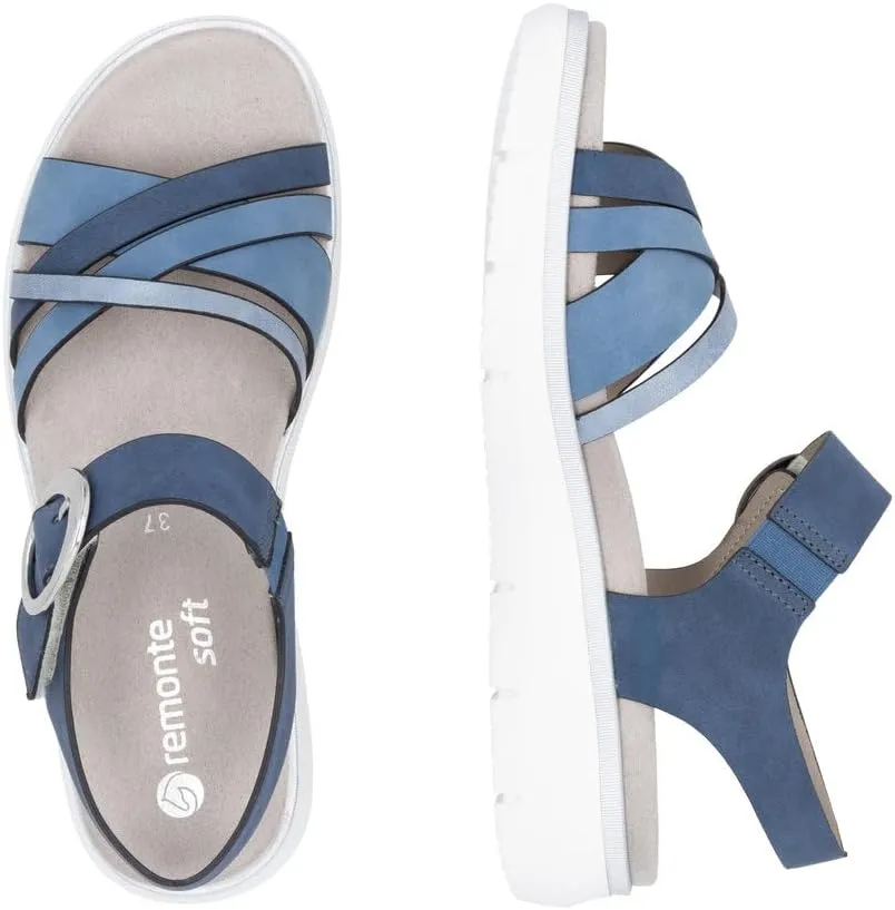 Remonte Women's Strappy Sandals D2K55, Women's Sandals, Loose Insole