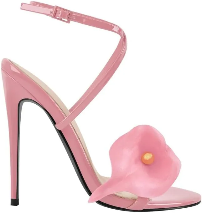 Richealnana Women's Ankle High Heeled Ankle Strap Stilletos Sandals
