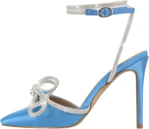 richealnini Women's Lace Up Ankle Strap Buckle Stilettos Sandals