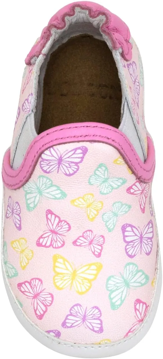Robeez Baby Girls and Unisex Soft Soles Slip-Resistant Crib Shoes Slippers for Infant and Toddler, 0-24 Months