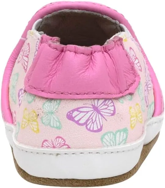 Robeez Baby Girls and Unisex Soft Soles Slip-Resistant Crib Shoes Slippers for Infant and Toddler, 0-24 Months