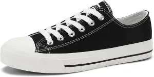 Rorbte Womens Canvas Sneakers for Women Classic Low Top Lace Up Canvas Shoes Womens Fashion Tennis Canvas Shoes Casual Comfortable for Walking