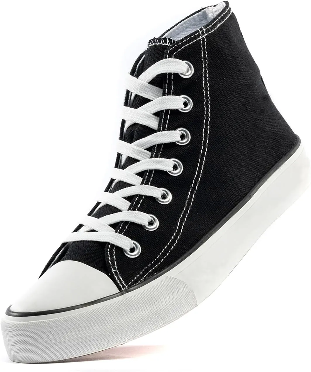 rosyclo Women's High Top Canvas Sneakers Fashion Lace-up Classic Casual Walking Shoes