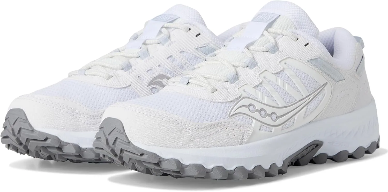 Saucony Unisex Grid Peak Sneaker, White, 10 US Men