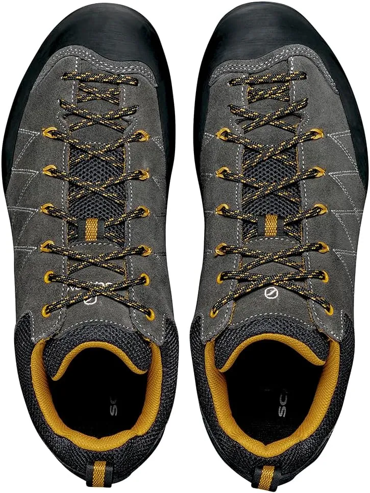 SCARPA Men's Crux Lightweight Suede Leather Approach Shoes for Hiking & Walking