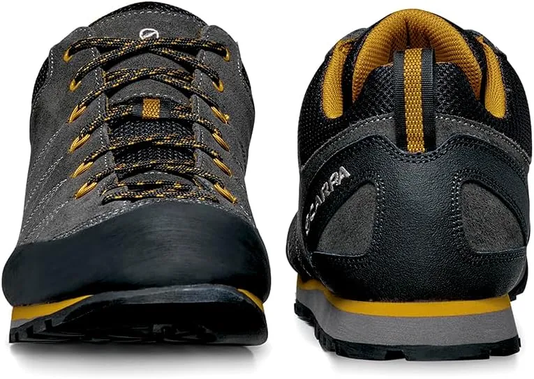 SCARPA Men's Crux Lightweight Suede Leather Approach Shoes for Hiking & Walking