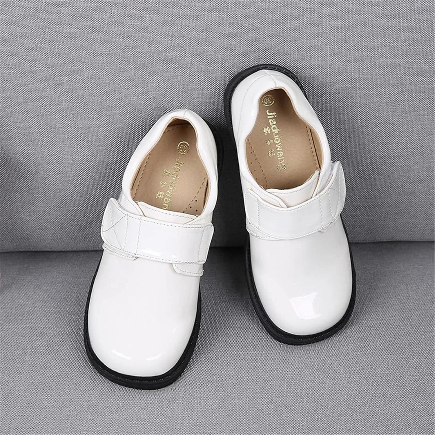 School Shoes for Boys Kids Dress Shoes Thick Bottom Leather Birthday Wedding Stage Dressy Loafers Comfy Oxford