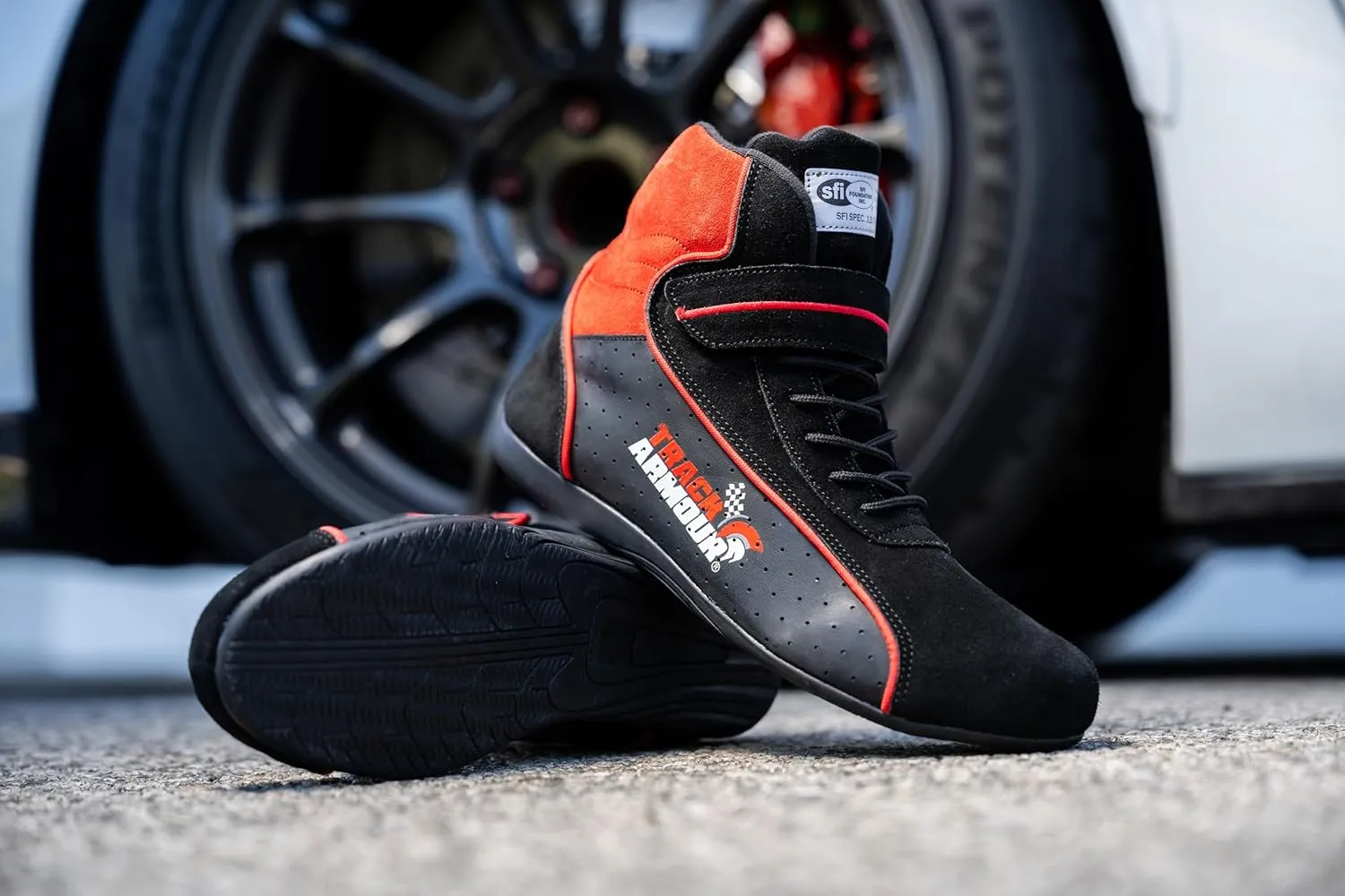 SFI 3.3/5 Auto Racing Shoes Black