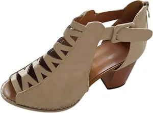 Shoes for Women Dressy, Women's Suede Peep Toe Ankle Booties Cut Out Stacked Block Heel Ankle Boots Drssy